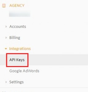 Agency API Keys